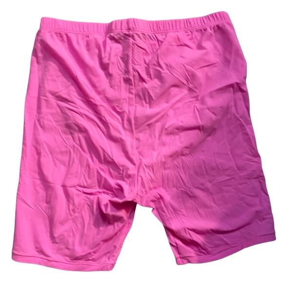 SKIMS NEON ORCHID BIKER SHORTS Sz M - Picture 3 of 3